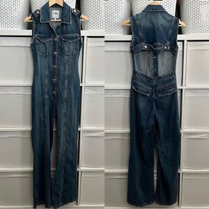 Zara denim TRF jumpsuit